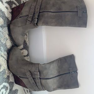 heeled boots with no tag size in never being worn
